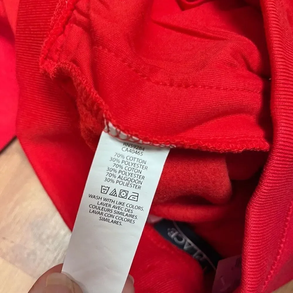 The Children's Place Fleece Jogger Pants Red Medium (7/8) NWT